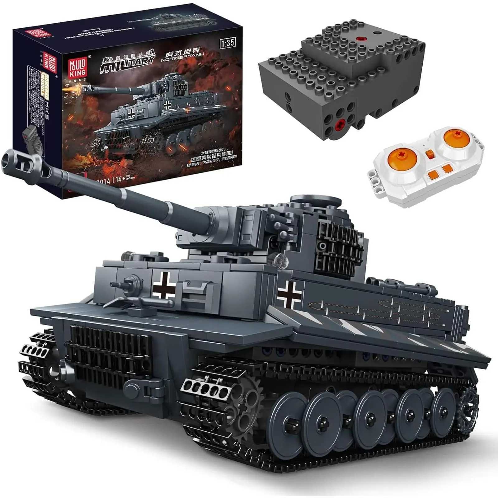 800PCS Remote APP Control Tiger Tanks Building Blocks Set Military Vehicle Building Kits Adult Collectible Model Toys Boys Gifts C251118-image-1085146012