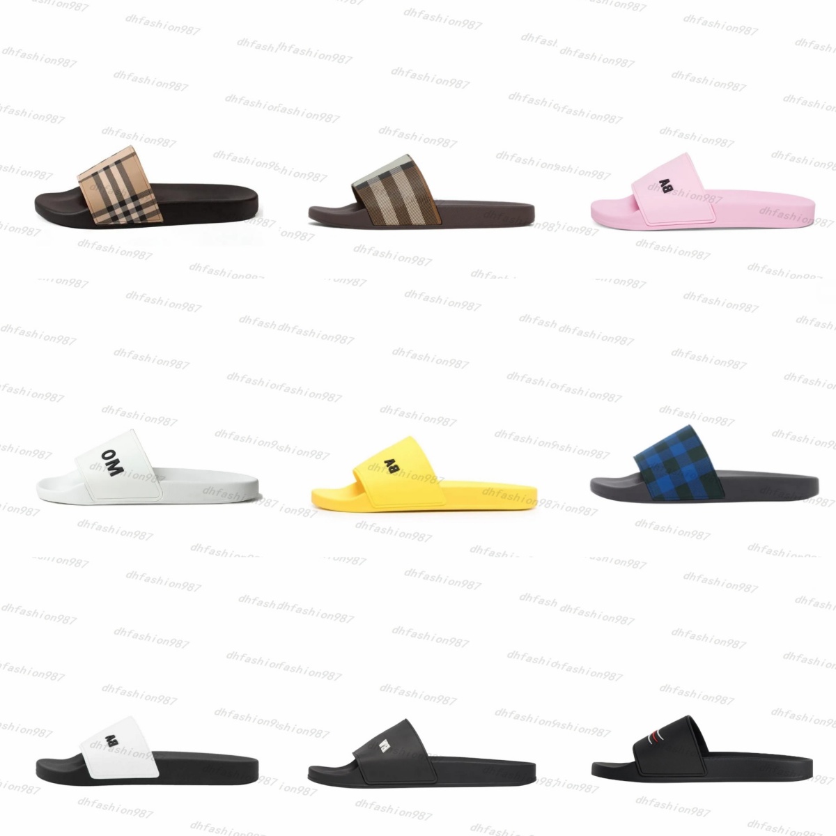 Designer Fashion Slipper Sliders Paris Slides Sandals Slippers For Men Women Hot Unisex Pool Beach Flip Flops 35-46