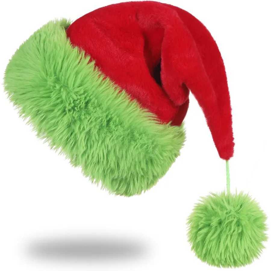Soft Plush Personzed Christmas Party Hat for Adults Ideal Winter Holiday Headwear for New Year Celebrations Festive Event We H251115-image-1084812351
