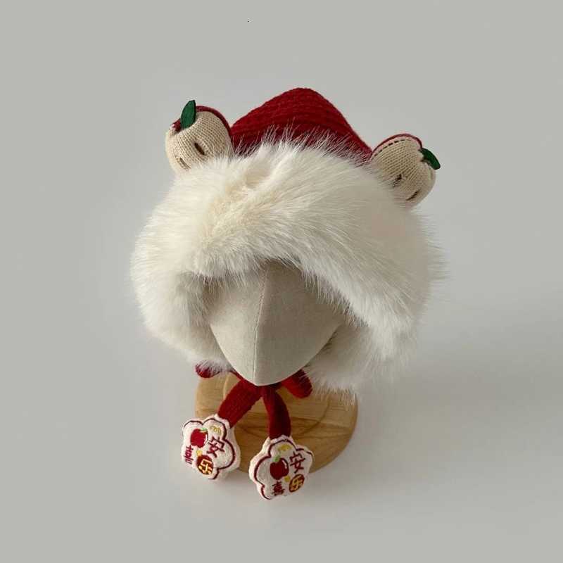 Cosy Baby Bonnet Featuring Christmas Theme Designing Comfortable Warm Knitted Pullover Scarf Hat for Toddler H251115-image-1084811360