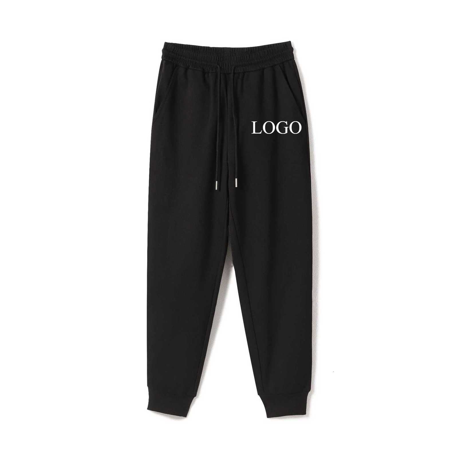 Custom Design DIY Spring Mens Solid Color Simple Loose Casual Trousers High-quality Women Street Trendy Sports Jogger PantsT251115