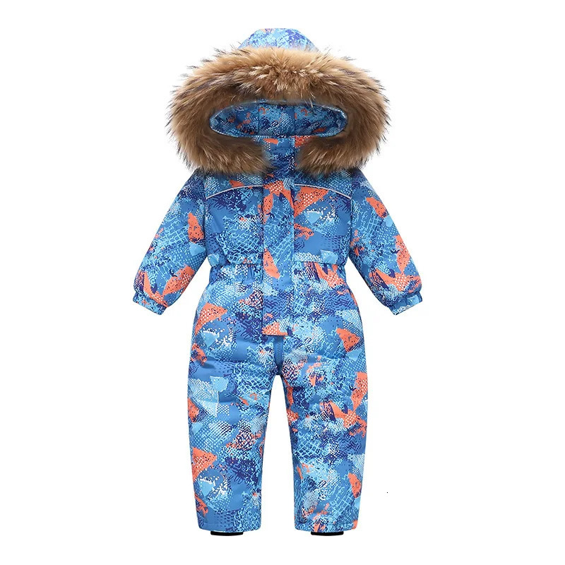 Children Winter Warm Hooded Down Jacket coat Baby Romper Boy Jumpsuit Toddler Girl clothes parka Ski Suit Kids Snowsuit clothing 251112BJ