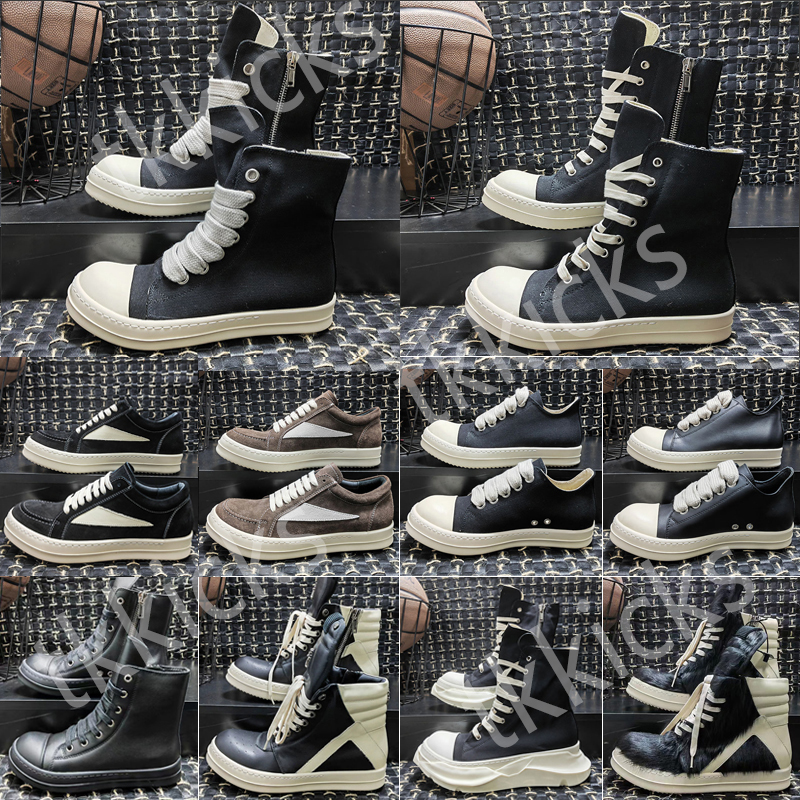 Designer boots Genuine Leather boot canvas boots furry boot booties black white red pink yellow high top horse hair boots high top suede boots EU-image-926219116