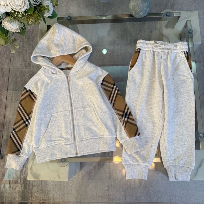 Kids Tracksuit Long Sleeve Clothing Set Girls Boys Luxury JacketPantsTwo Piece Suit Clothes Spring Autumn Fashion Children Outfits Size 100 cm --image-1087662705