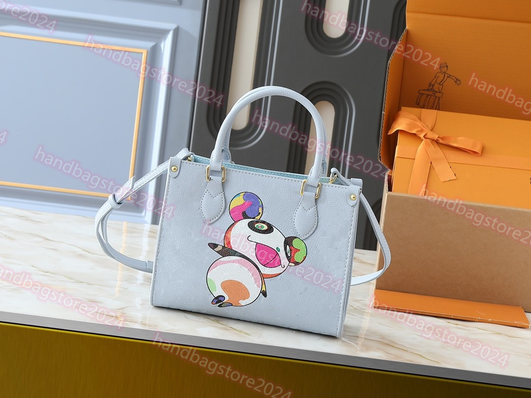 Sac de créateur panda imprimé sur le gos petit sac à main monogrammes epi cuir graffiti animation conception luxe damier azur toivas women's sac