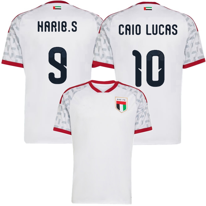2026 2027 United Arab Emirates soccer jersey HARIB.S PIMENTA CAIO LUCAS MELONI YAHIN.N PEREIRA ZOUHIR SALEH 26 27 National team football shirt-image-866189034