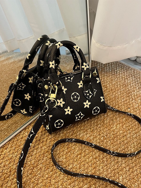 New Arrival commuting compact handbag light luxury printed women's crossbody bag retro versatile party shoulder bag free shipping
