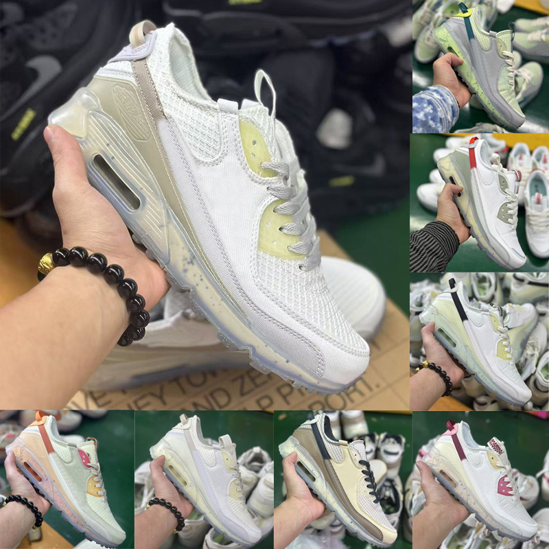 Classic 90 Women Men Running Shoes Triple White Black Wolf Grey Polka Dot Infrared Supernova Total Orange Escape Hyper Grape Royal 90s Sneakers Spor
