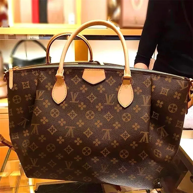 Designer Women Shoulder Hobos Purse Brown Old Flower Tote Bag Letter Genuine Leather Bags Crossbody Handbag Lady Purses Luxury Woman Female backpack