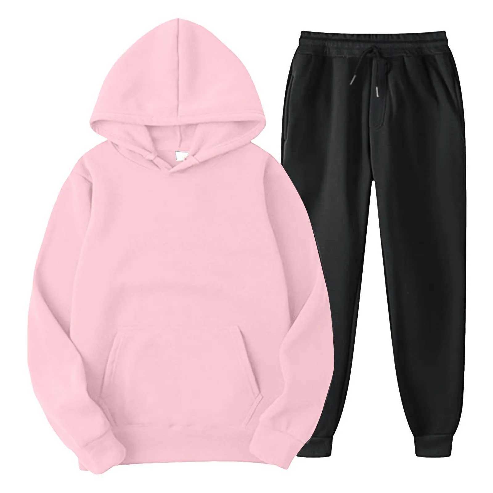 Hommes ensembles survêtement automne nouvelle tenue de sport deux pièces ensemble hommes et femmes et hiver tendance rue sport en vrac Chandals H
