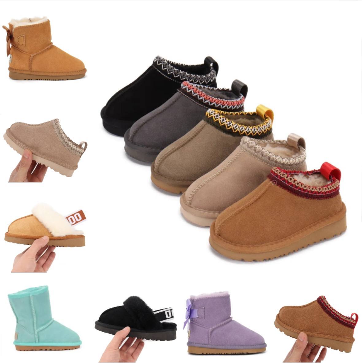 Kids Tasman Boots Slippers Toddler Baby Australia Boots Booties Mini Girls Shoe Children Baby Kid Youth Designer Snow Boot Classic Infants