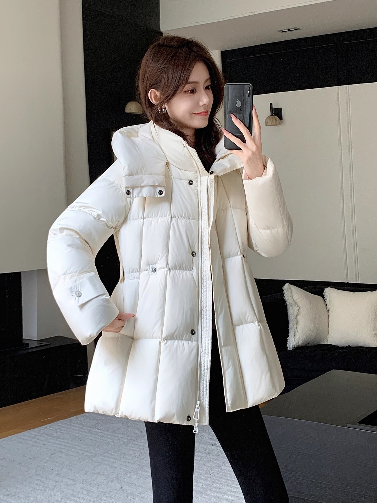 Winter New Down Cotton Jacket for Women Short Ins Style Slim Fit Ultra Soft Cotton Coat Versatile Trendy Womens Cotton Padded Jacket 221205-image-825517567