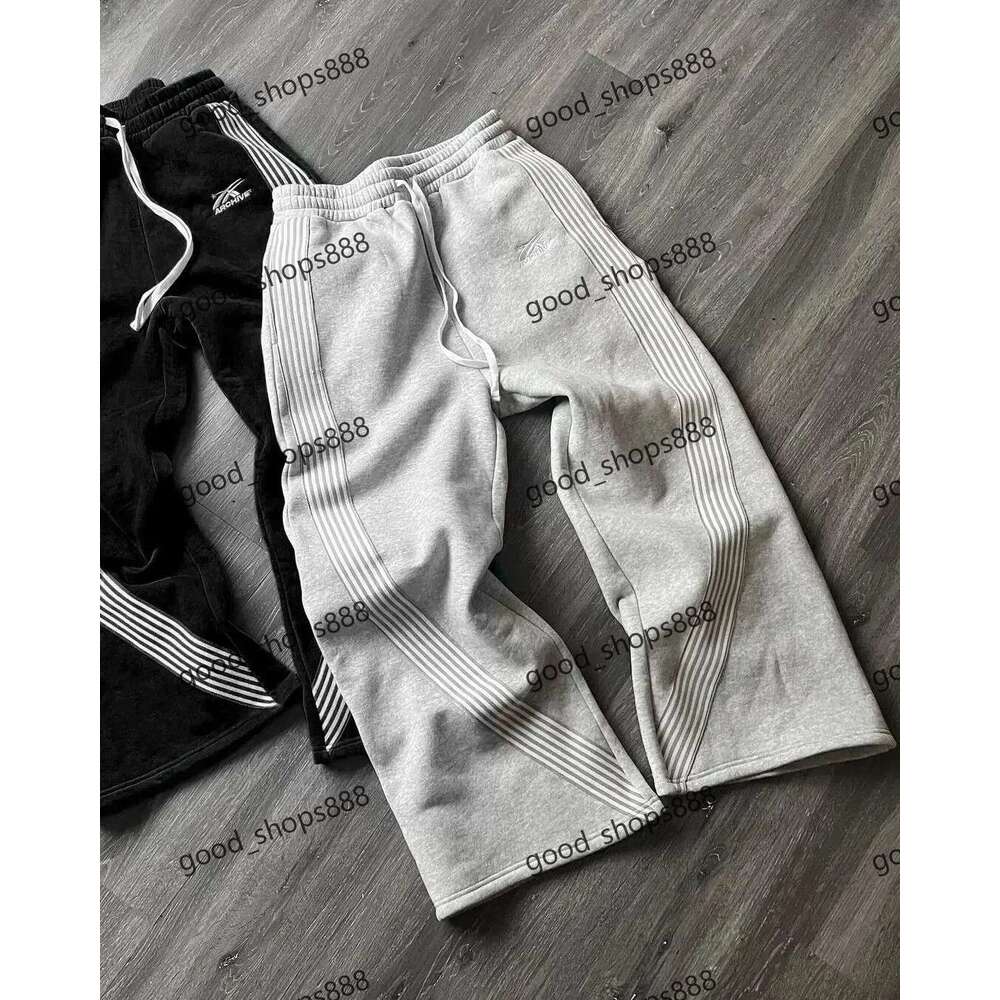 Y2k Embroidered Gray Casual Pants Camo Functional Tactical Mens Premium Jogging Drawstring Sweatpants 240911 Z260625