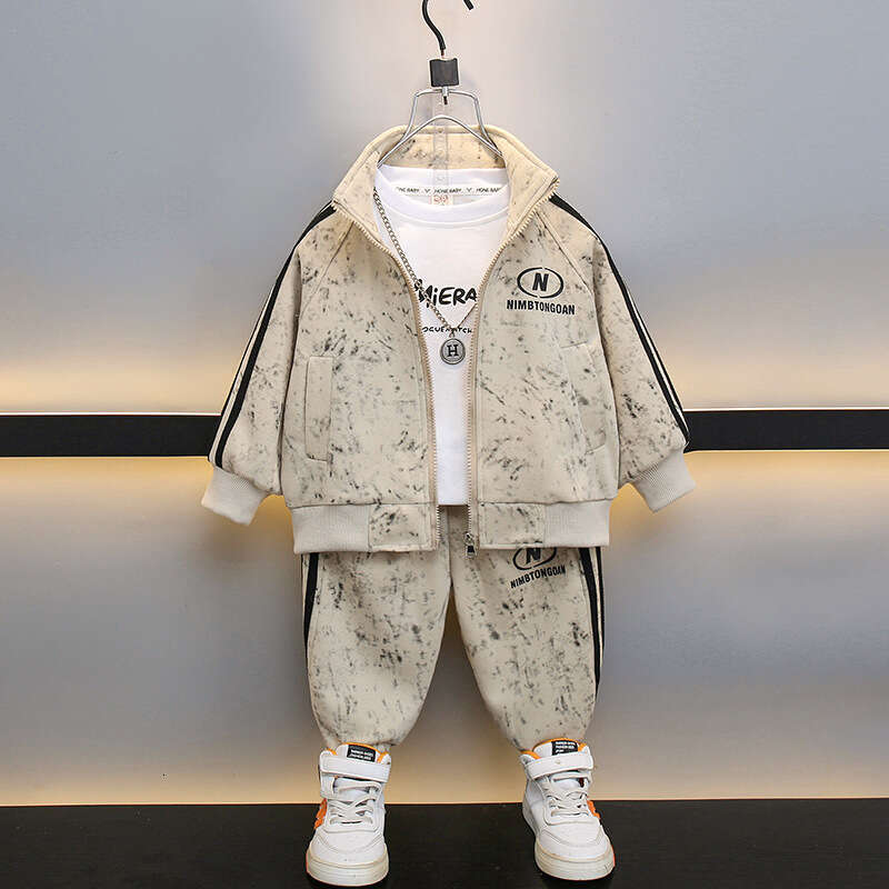 Boys Suit Spring and New Fashionable Outfit Stylish Toddler Two Piece Set Children s Clothing Autumn Sports Trend M260305-image-1096279399