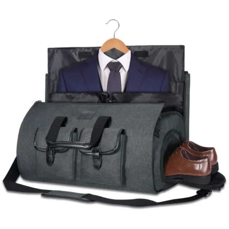 Portable clothing foldable dustproof set bag suitable for dresses outerwear dresses travel backpacks and shoe companiesW250417-image-1053851259