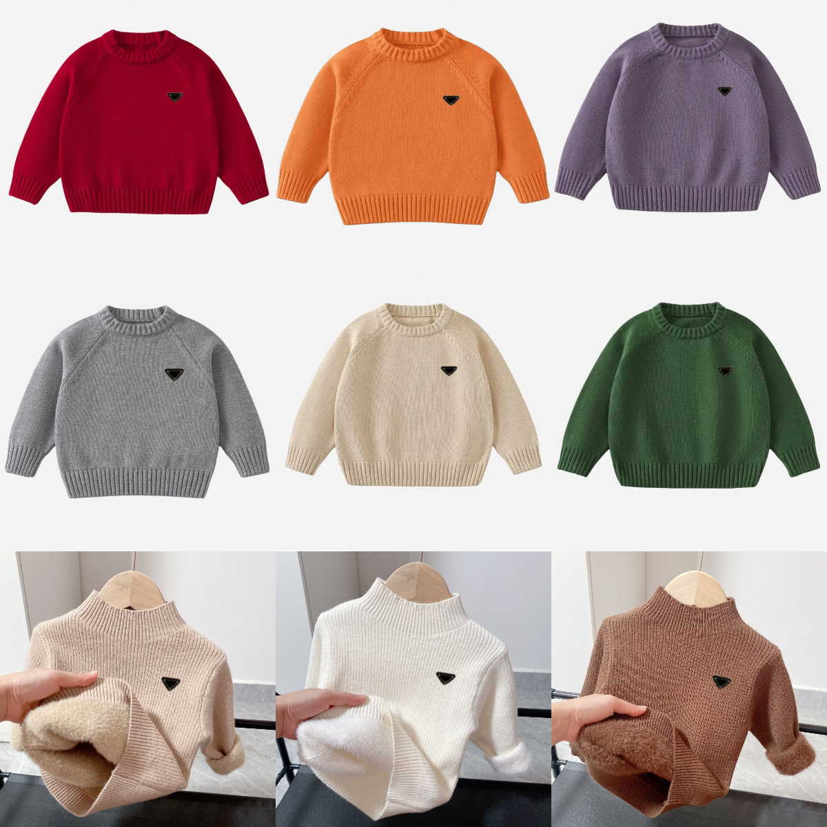 Designer Kids Sweater Fashion Winter Baby Clothes Hoodie Boys Girls Pullover Top Hoodie Toddler Cute Kids Clothes Sweaters Luxury Clothes