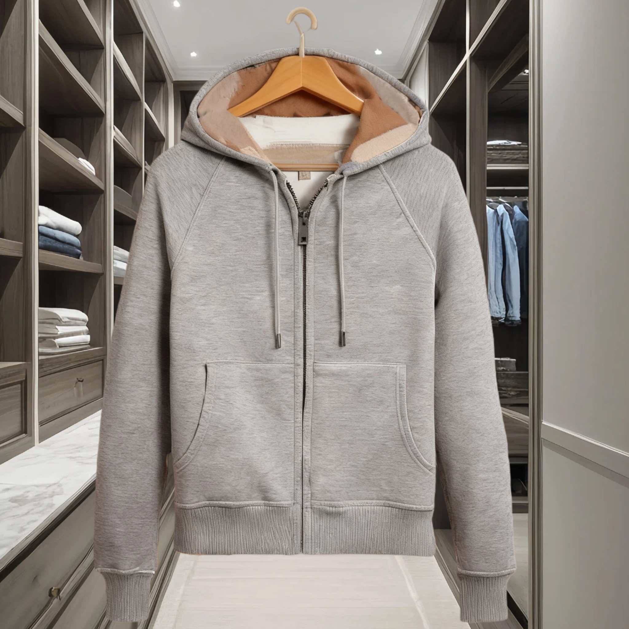 Women&#039;s Hoodies British Style Hooded Hoodie Spring And Autumn Zipper Jacket Casual Sweatshirts-image-997933633