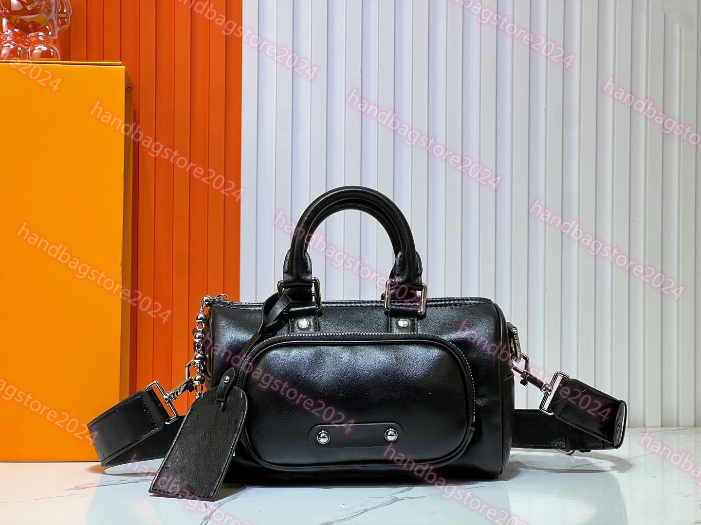Designer bag M13988 full leather black nano keep alls25 handbag with grain leather women&#039;s classic fashion handbag luxury Monograms canvas o-image-1053801671