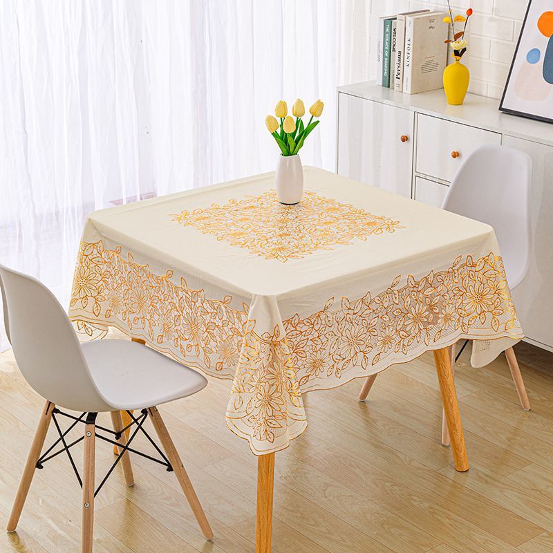 Mat Table Cloth Small Square Table Cloth Dustproof Table Cloth Square Waterproof and Oil-proof Disposable Mahjong Table Cover Cloth KK9B01-image-1095106840