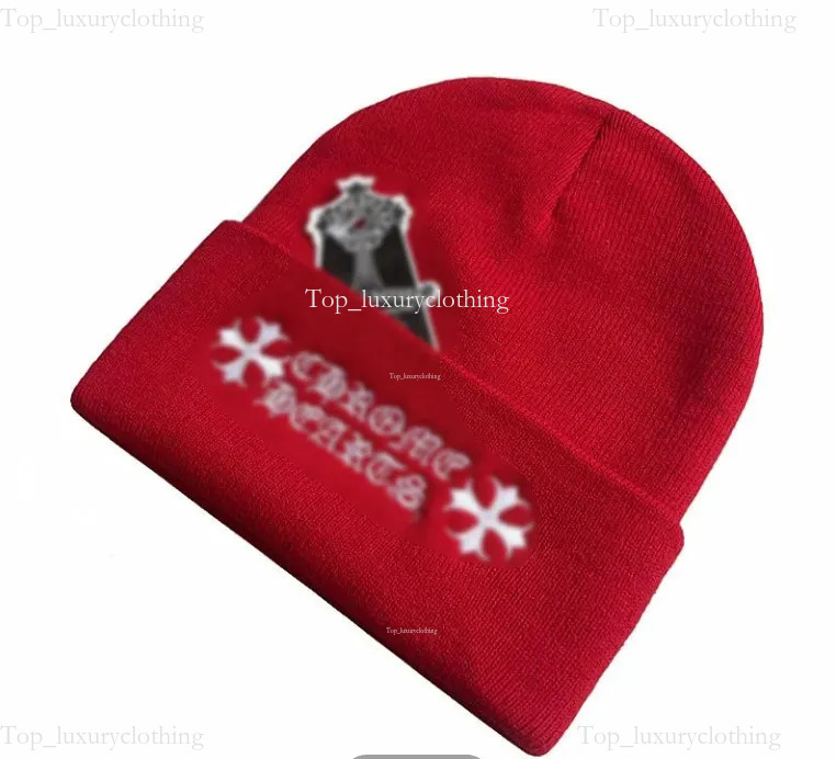 Chorome Beanie Luxury Mens Fashion Classic Chrome Hat Autumn Winter Warm Women's Designer Pullover Cold Hat Casquette Men's Outdoor Ski Ha