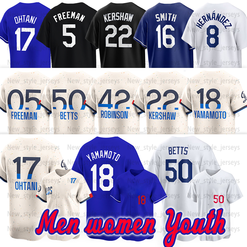 17 Ohtani 2025 Baseball Jersey Men Women Yoshinobu Yamamoto Mookie Betts Freddie Freeman Will Smith Enrique Hernandez-image-866379049
