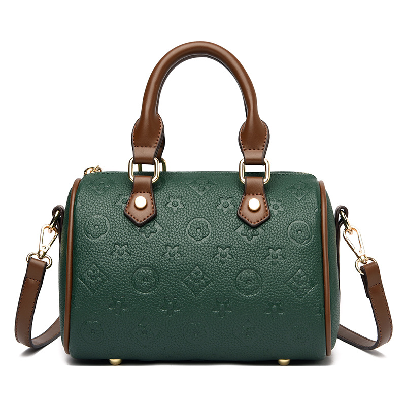Stylish and Elegant New Women Bag Versatile Simple Design Patterned Handbag Large Capacity Commuting Shoulder Crossbody Bag Mother Gift