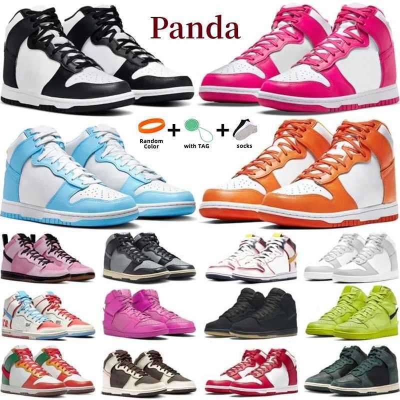 Designer Men Women Casual Shoes High Sneakers Panda White Black Grey Fog University Red Gold Rose By Any Means Palomino Vast Jopping Walking