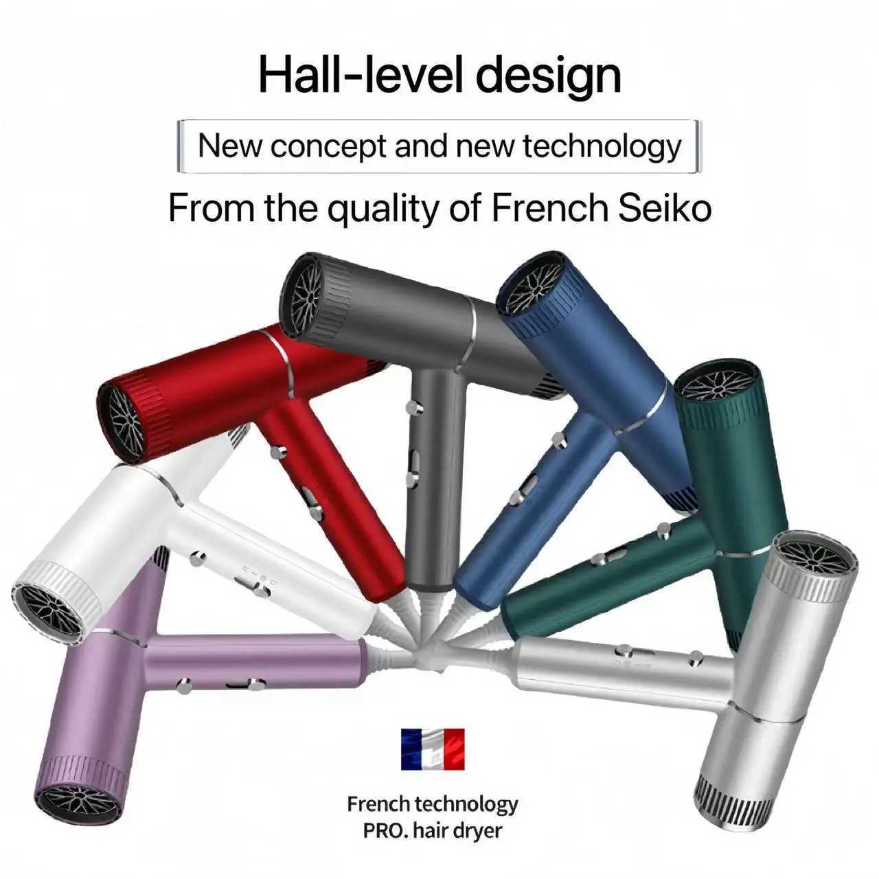 Hair Dryer Professional Negative Ion Hair Care 0 Radiation Quick Dry Dryer Low Noise Overheat Protection Personal Care ProductsT251118-image-1085081661