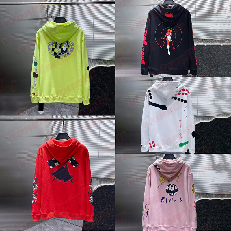 Mens Hoodies High Fashion Autumn Sweatshirt Men Woman Jacket Coat Couples Outwear Hooded Letter Print Sweatshirts Size S-XL