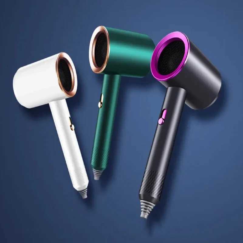 Hair Dryer Power Ionic Strong Wind Quick Drying Hair Care And Styling Appliances High Speed Powerful Airflow Hairdryer LighterT251118-image-1085080828