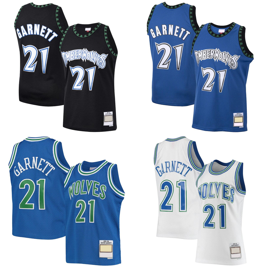 Basketball Jerseys Kevin Garnett 1995/96 1997/98 Retro Men youth women S-XXL jerseys