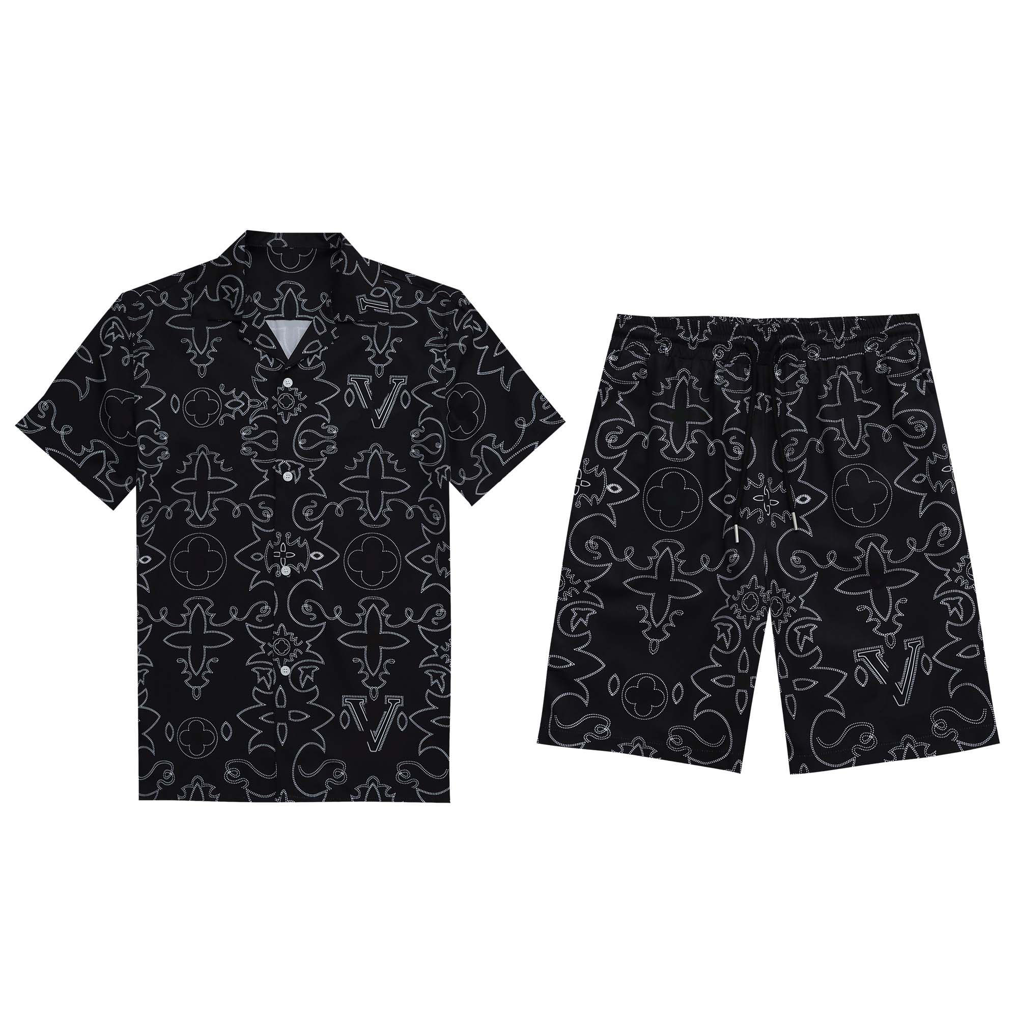 2025 designer Mens Tracksuits Sets Jogger Sweatshirts Sports Jogging Suits man tracksuits Two Piece Set T Shirt Summer Printed Short Sleeve Shorts M