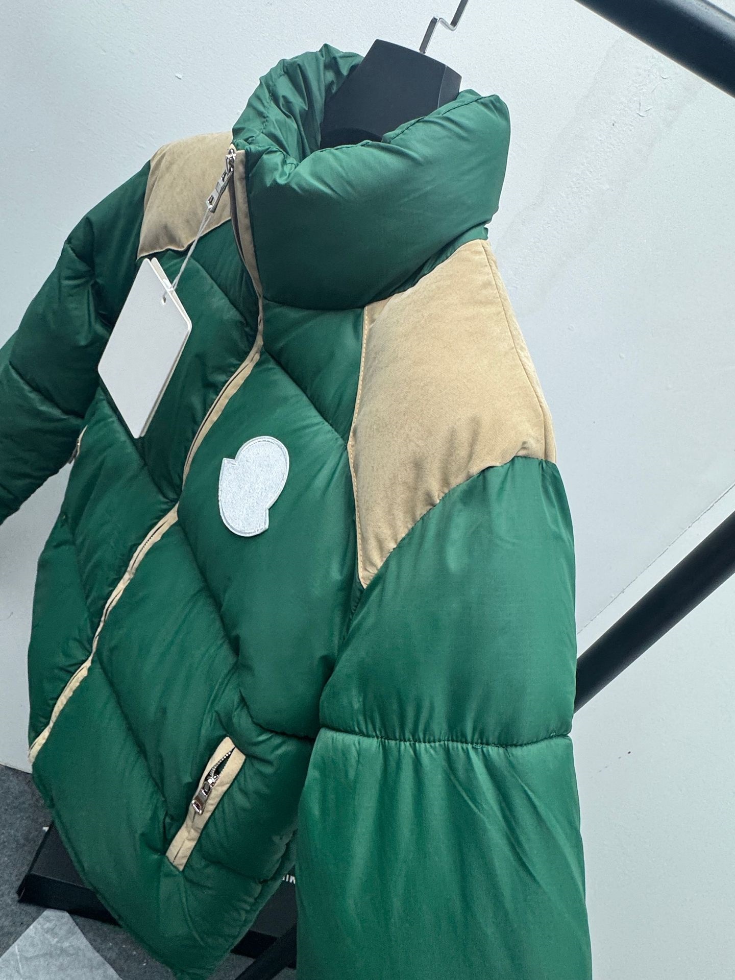 Men's Down Coats Parkas Designer Embroidered outdoor comfortable casual thick warm loose color blocked cotton clothing