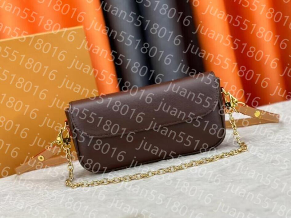 Crossbody Small Handbag for Women Brown Flower Bag Luxury Handle Bag Crossbody Purse Shoulder Strap Bag 81911