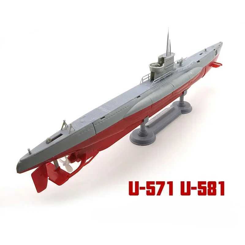1/150 WWII German VIIC Submarine U-571 Plastic Assemble Model Kit Military Warship Manual Ship Toy C251118-image-1086727786