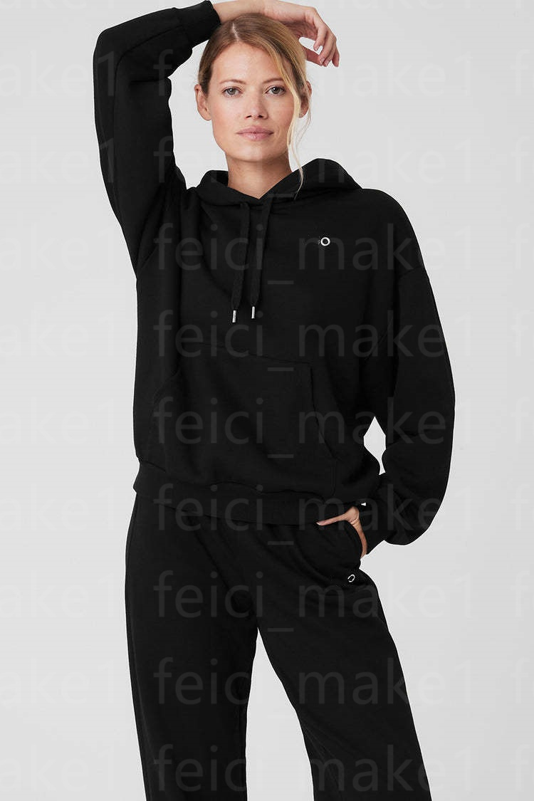 Designer Womens Hoodies Letter Printing Solid Colors Loose fit hooded sweatshirt high fixed with velvet drawstring front pocket sweatshirt unisex