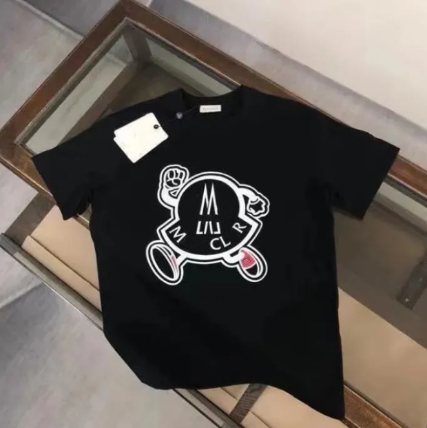 2025 Unisex Men's & Women's Casual T-Shirt with Cartoon Letter Design - Ideal for Everyday Wear# 218