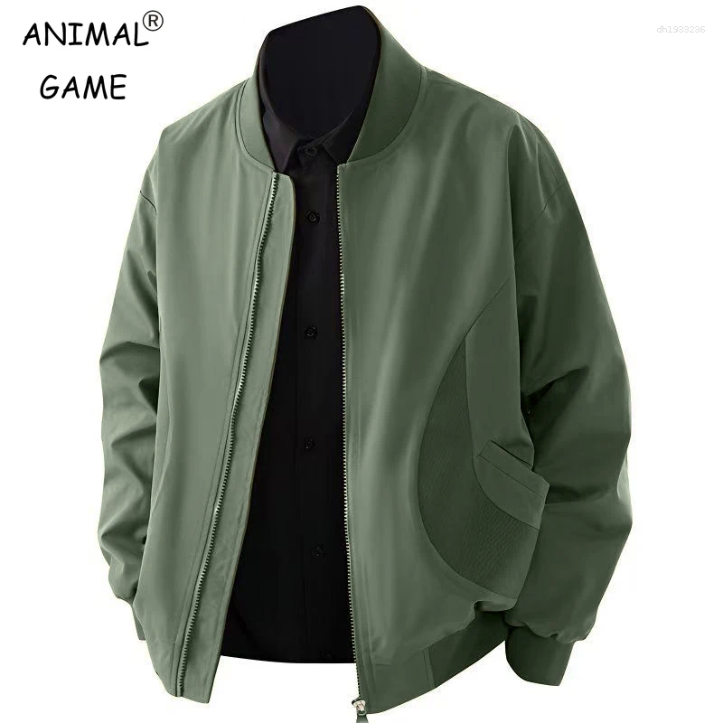 Men's Jackets Bomber Jacket Stylish Lightweight Windbreaker Fashion Fall Casual For Men Outdoor Mens Coats