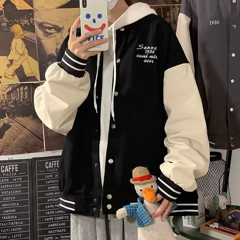 Men's Jackets Varsity Baseball Bomber Jacket Men Hip Hop Harajuku Bone Letter Patchwork Leather Streetwear Women Unisex College Coats 230511