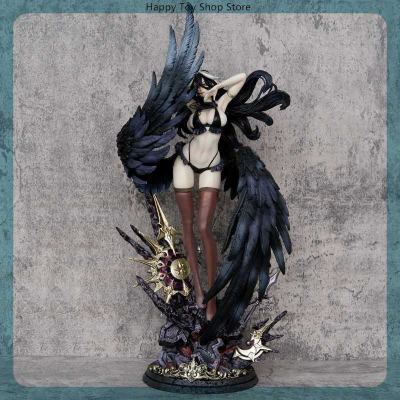 Action Toy Figures 565cm Overlord Albedo Auspicious Day Anime Girl Figure Model Gk Statue Boys Collection Desktop Decoration Ornament Toys Gifts-image-1085034231