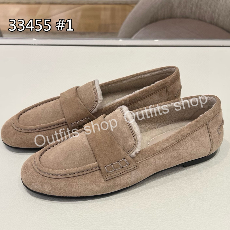 2025 New Loafers Leather Shoes Luxury Design Casual Simple Single Shoes EU35-42