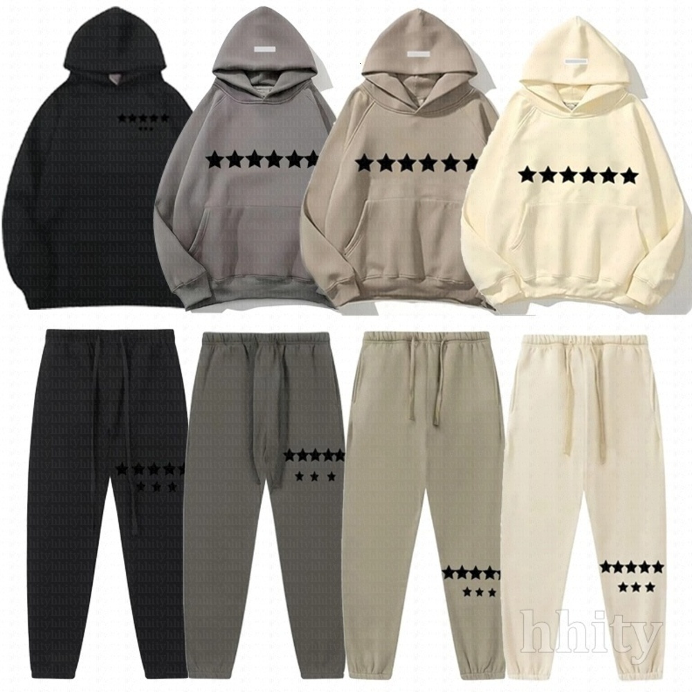 Mens Hoodies Designer Essentials Hoodie Men Women Sweatshirt Tracksuit Pullover clothes Streetwear Cotton Letter Printed Hoody Hoodie