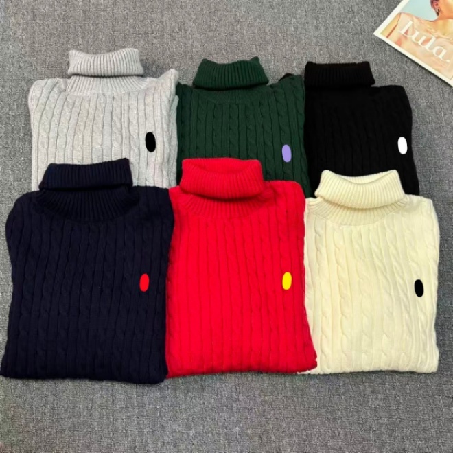 Ralphlly Designer polos sweater women sweaters clothing women pull cardigan Polos turtleneck sweaterknit cardigans Long Sleeves Woman Classic Sweats