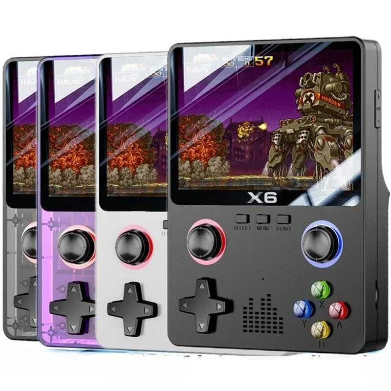 X6 35Inch IPS Sn Portable Handheld Game Player Dual Joystick port 11 Simators GBA Video Game Console for Kids Gifts H251119-image-1085259571