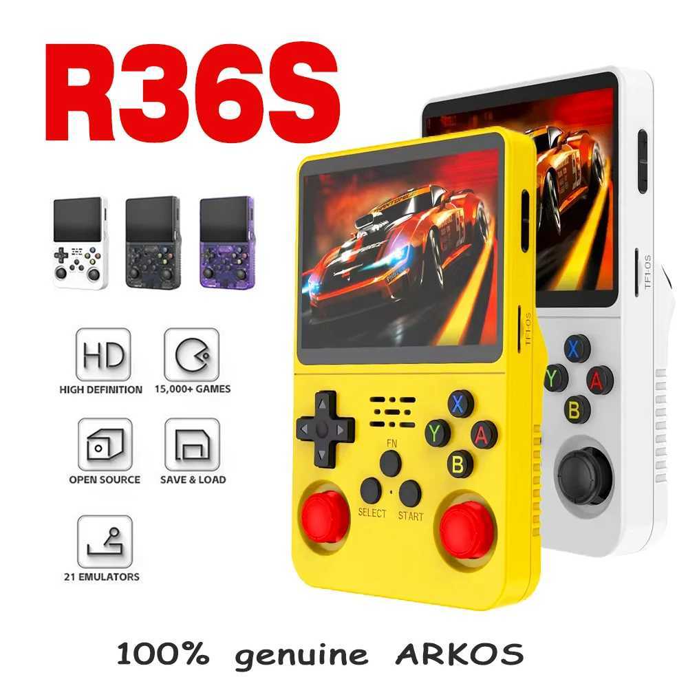 Open source Linux system R36S retro handheld video game console 35-inch IPS sn portable pocket video player 128G game H251119-image-1085259970
