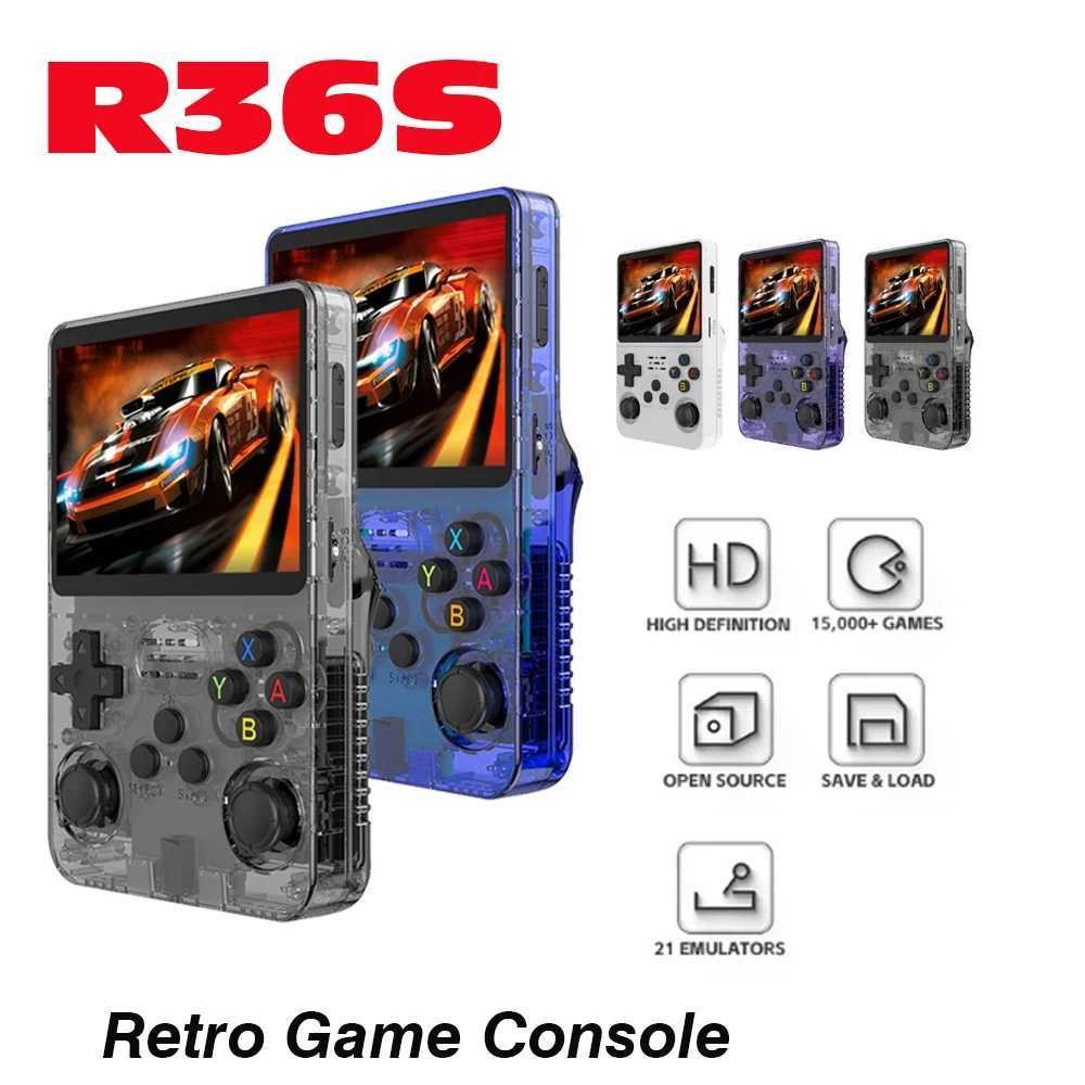 128GB R36S Retro Handheld Video Game Console 35Inch IPS Sn Player Kid Portable Pocket Video Player Games Arkos System H251119-image-1085260767