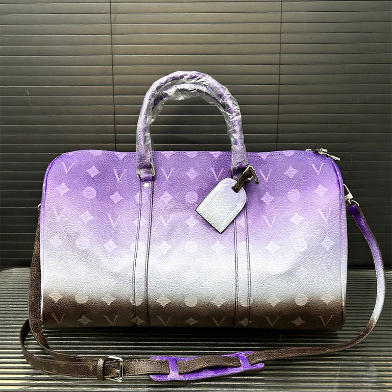 Duffle bag designer Luxury Designer mens duffle sports travel bags womens Genuine Leather tote trunk Shoulder Bag handle large luggage bag-image-1085269839