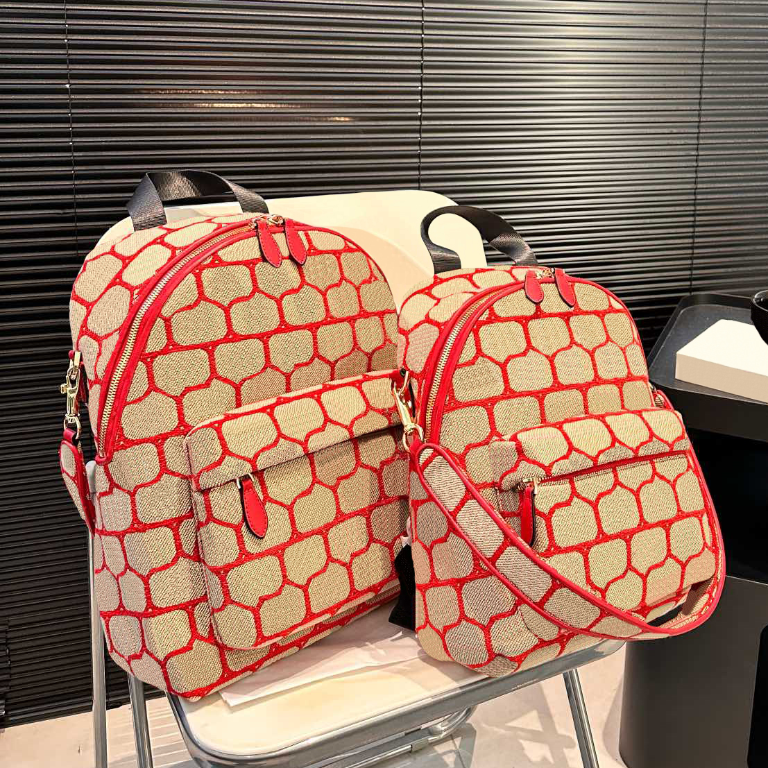 backpacks designer bag backpack women Canvas designers bags luxury back pack womens fashion classic backpacks with dust bag 2 SIZE