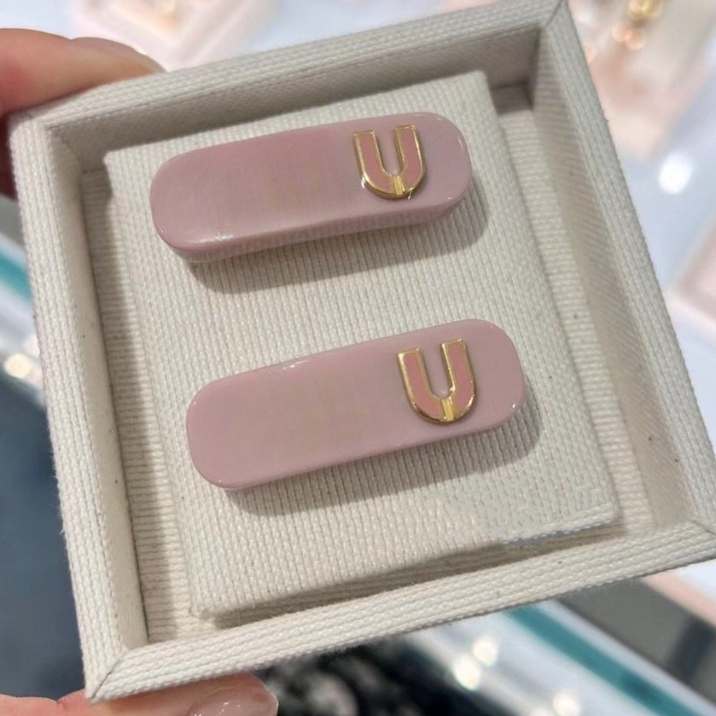 Hair Clips Designer Letters Hair Clip Barrettes Womens Brand Luxury Hair Jewelry High Quality Hair Accessories Multicolor Versatile Gift-image-1085295308