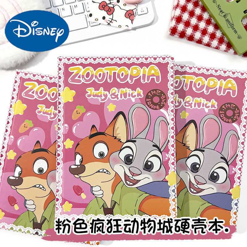 Disney New Zootopia Coloring Pages Hardcover Notebook A5 Cute Printed Diary Book Nick the Fox Notebook H251119-image-1085213918